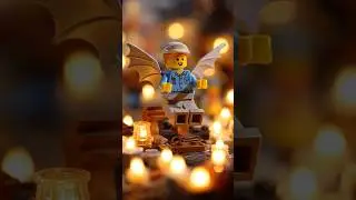 👻LEGO &lsquo;s halloween in the library ? #lego #animation #satisfying