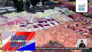 Mga namimili ng bulaklak, dagsa na sa Dangwa | Unang Balita