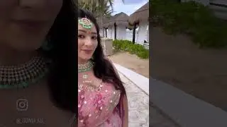 Canc&uacute;n | El Dorado Royale | Floral Lengha | Mirraw Outfit | Amazon Fashion | Wedding Guest | DressUp