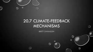 20 7 Climate Feedback Mechanisms