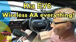 EV6 &mdash; как полностью перейти на беспроводное подключение с помощью беспроводного адаптера Android Auto и беспроводного зарядного устройства.