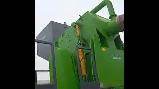 Hammer mill shredding line for aluminum and steel recycling
