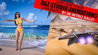 Explode Your DAZ Studio Animations - Intro Sale From $1.99 - Stunning Video Backgrounds