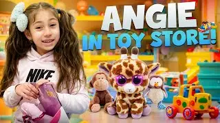 ANGIE IN TOY STORE! | Angie's Stories Kids Show🎄✨