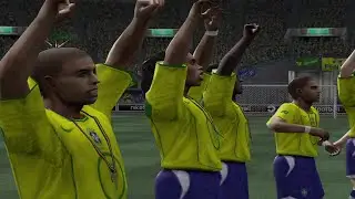 PES 4 | COPA AMÉRICA CON BRAZIL (BRASIL) | RONALDO Y RONALDINHO SE LUCEN EN LA FINAL