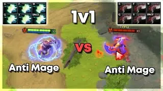 Mjollnir Anti Mage vs Abyssal Anti Mage - Dota 2 1v1