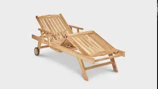 Laguna Teak Sun Lounger