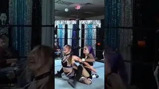 #rikkimorris #sinks in a #unique #submission #hold to #snap #roryshield in two! #ccw #prowrestling