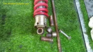 Honda Unicorn 150| How to fit and remove the Rear arm | pin bearing and bush