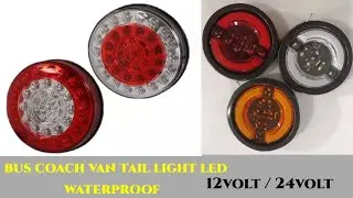 new model 👌TRUCK BUS  TAIL LIGHT LED 009 FLAT LED  DRL type 12V 24V