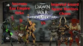 Dawn of War Soulstorm 3v3 Terminator Last Stand (With Extra Salt)