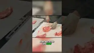 How to cut fat off ribeye steak # food #beefsteak #howtocut #beefcuts #beefrecipes #bbqmeat #shorts