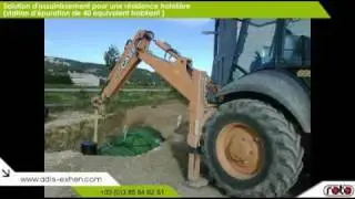 micro station d'&eacute;puration VODALYS  assainissement semi collectif de 40 &eacute;quivalent habitant
