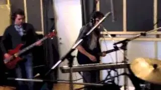 Wild Fields recording Empty Minds live at Peakroom Studios 2013