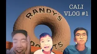 WORLD FAMOUS DONUTS! CALIFORNIA VLOG DAY #1