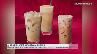Starbucks holiday menu launching Nov. 6