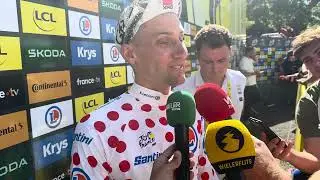 Tim Wellens trots om weer in de bolletjestrui te rijden: &ldquo;Wel bij Visma gevraagd hoe het nu zat&rdquo;