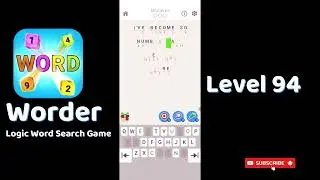 Worder Level 94  | Worder Logic Word Search Level 94  Answers