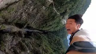 Contra dam 220m bungee jump