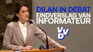 Dilan Yeşilg&ouml;z in debat over het eindverslag van informateur Buma
