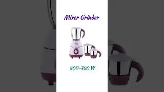 Household appliances Wattage #trendingshorts #shortsfeed #home #electrical #wattage #power