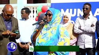 Gudoomiye Muungaab oo xarig jaray Dugsi Gabdhaha Dermooleey ee degmada Hilwaa.