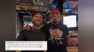 Nick hogan, Celebrates father's birthday hulk hogan 