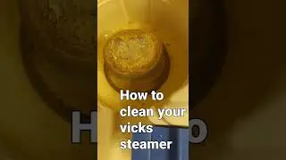 How to Clean your vicks Humidifier .#short  #shortsfeed #trending #trend #steam #vickssteamer #how