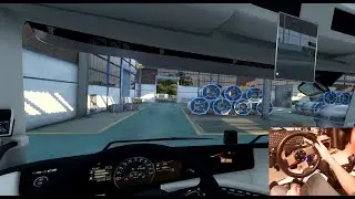 ETS2 driving in Virtual reality. Advanced parking in Banja Luka (BIH)