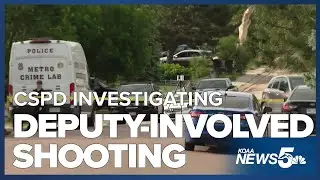 CSPD investigating a shooting involving the El Paso County Sheriff's Office