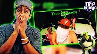 SALIMOS del PANTANO - Shrek ft Burro, El Gato con jordan - Trip Session 7 / REACCION  @tripmusiccl