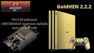 ORESTEROSSO Host Auto Exploit & Auto Mount PS4 9.00 (ESP8266)