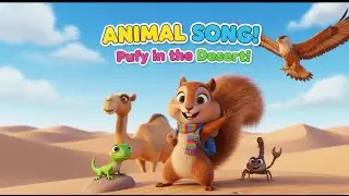 Pufy in the Desert &ndash; Fun Animal Song for Kids | Camel, Lizard, Scorpion & Hawk | Educational Music