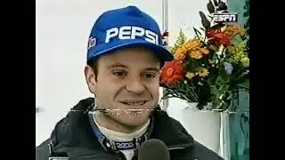 1995 - Rubens Barrichello on how Eddie Irvine will fare against Michael Schumacher in 1996
