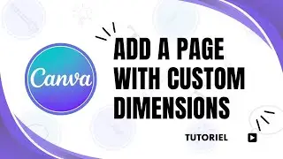 How to add a page with custom dimensions on Canva