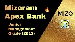 Mizoram Apex Bank  (Junior Management Grade) 2012 Solution