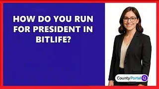 How Do You Run For President In Bitlife?