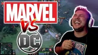 MARVEL VS DC | НЕРЕАЛЬНАЯ ЗАРУБА В КАСТОМКАХ | DOTA 2