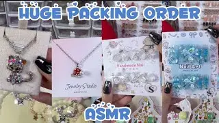 STACY AND MAYA HUGE ORDER PACKING 😍❤️(ASMR)||SMALL BUSINESS 