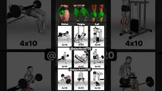 10 August 2025 Best full Leg Workouts For Strength & Size!!