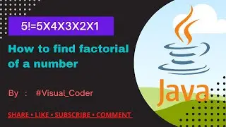 Java Factorial: Unlocking the Power of Multiplication | @Visual_Coder