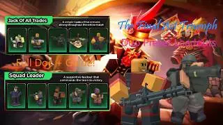 TDS The Final Act Duo Preset Loadout Triumph - Full doc + strategy | Roblox TDS | P2 POV