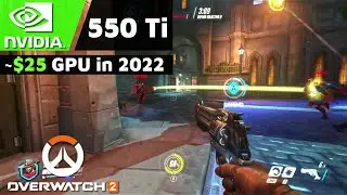 Overwatch 2 | NVIDIA GTX 550 Ti | i9 9900K | 1080p Gameplay