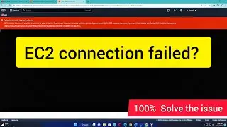 Failed to connect to your instance | Error establishing SSH connection to your instance | 100%  fix
