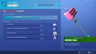 Fortnite 2nd Birthday Challenges | Free Items