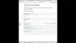 any function in Python #python #shorts #datascience #machinelearning