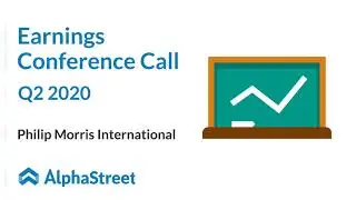 PM Stock | Philip Morris International Q2 2020 Earnings Call