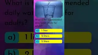 Health & Nutrition Trivia Quiz #22 - Test Your Knowledge  in 5 Seconds