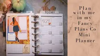 Plan with Me | Fancy Plans Co Mini Planner📒 | Dashboard Layout | Rina Diva Doll