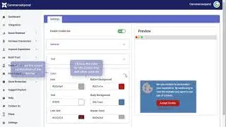 How to Set Up Cookie Bar in Shopify Store